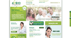 Desktop Screenshot of 4bio.com.br