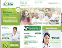 Tablet Screenshot of 4bio.com.br